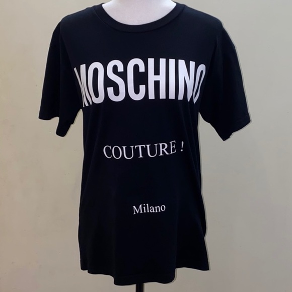 Moschino shirt in cotton jersey with couture print - Picture 11 of 14